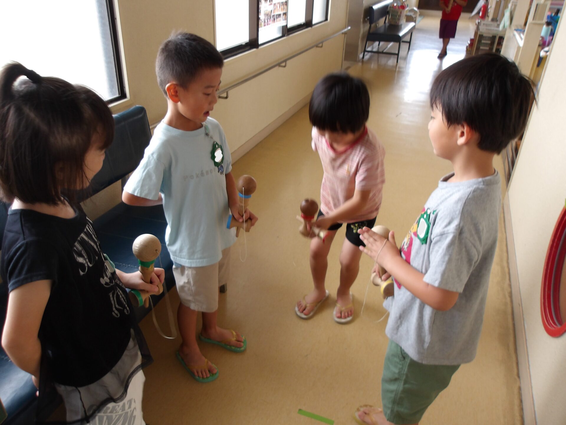 けん玉に燃えています！