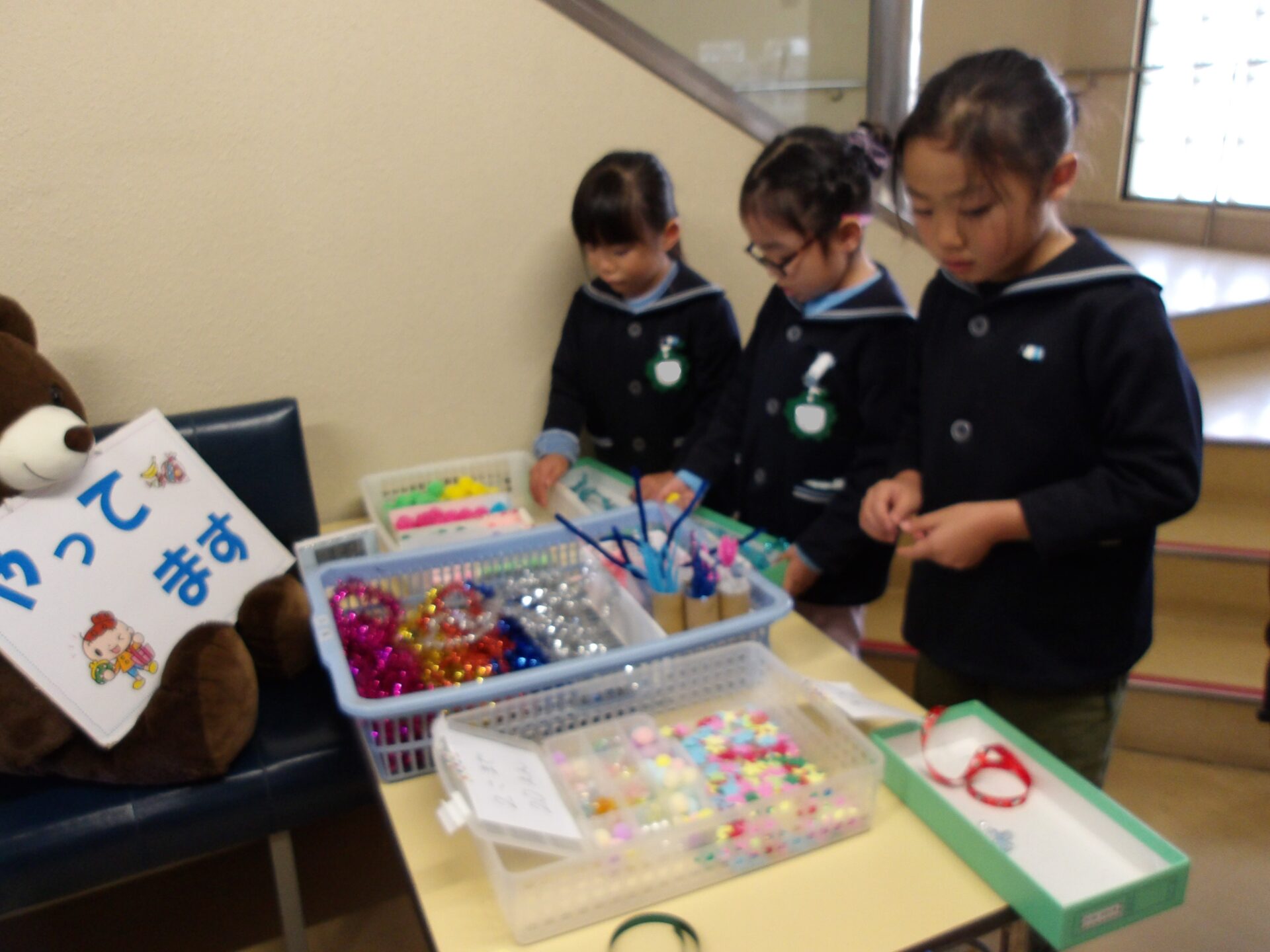 クリスマスリースを作ったよ☆彡